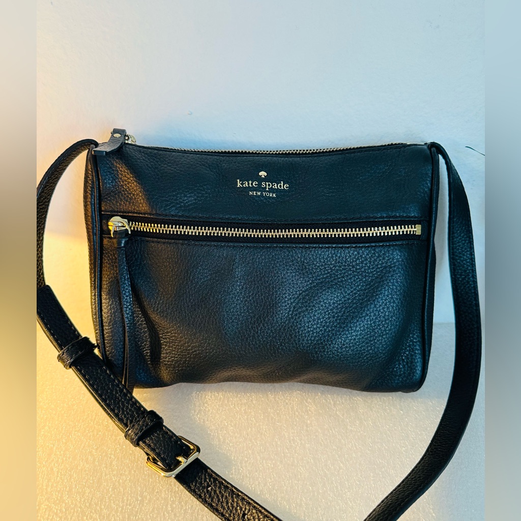 Kate Spade New York Women's Crossbody Bag In Black Leather